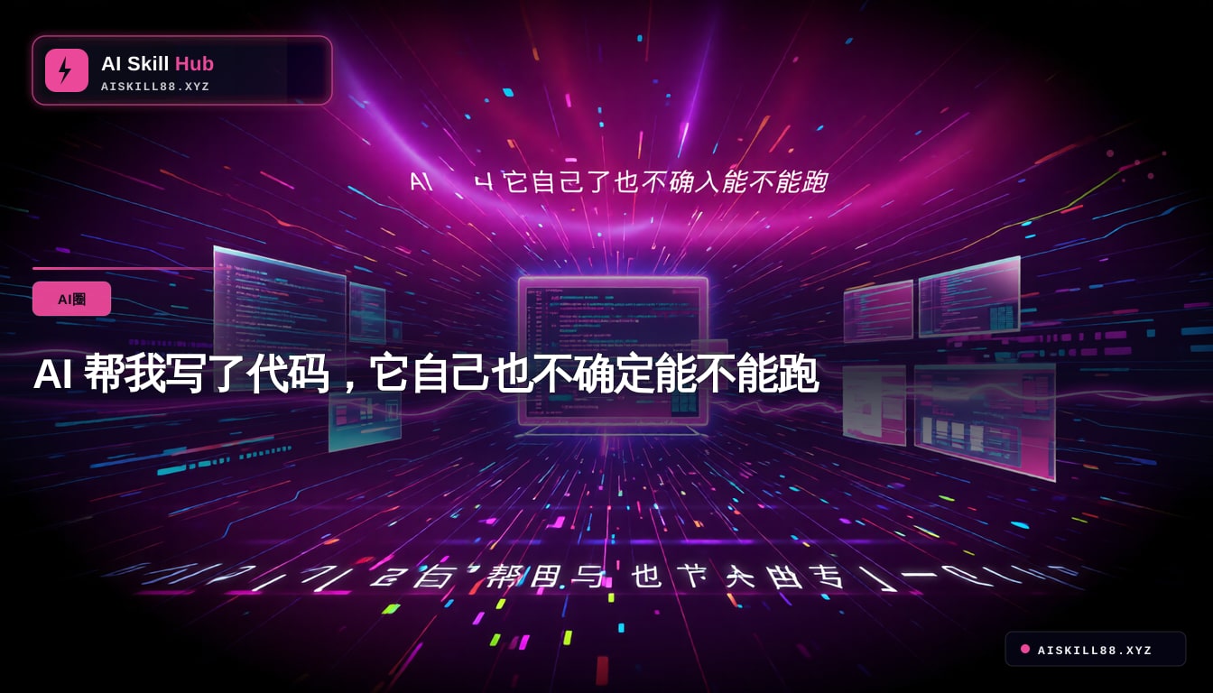 AI 帮我写了代码，它自己也不确定能不能跑