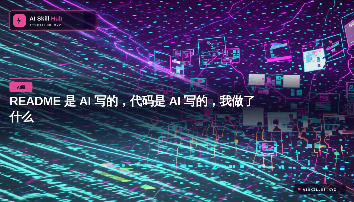 README 是 AI 写的，代码是 AI 写的，我做了什么