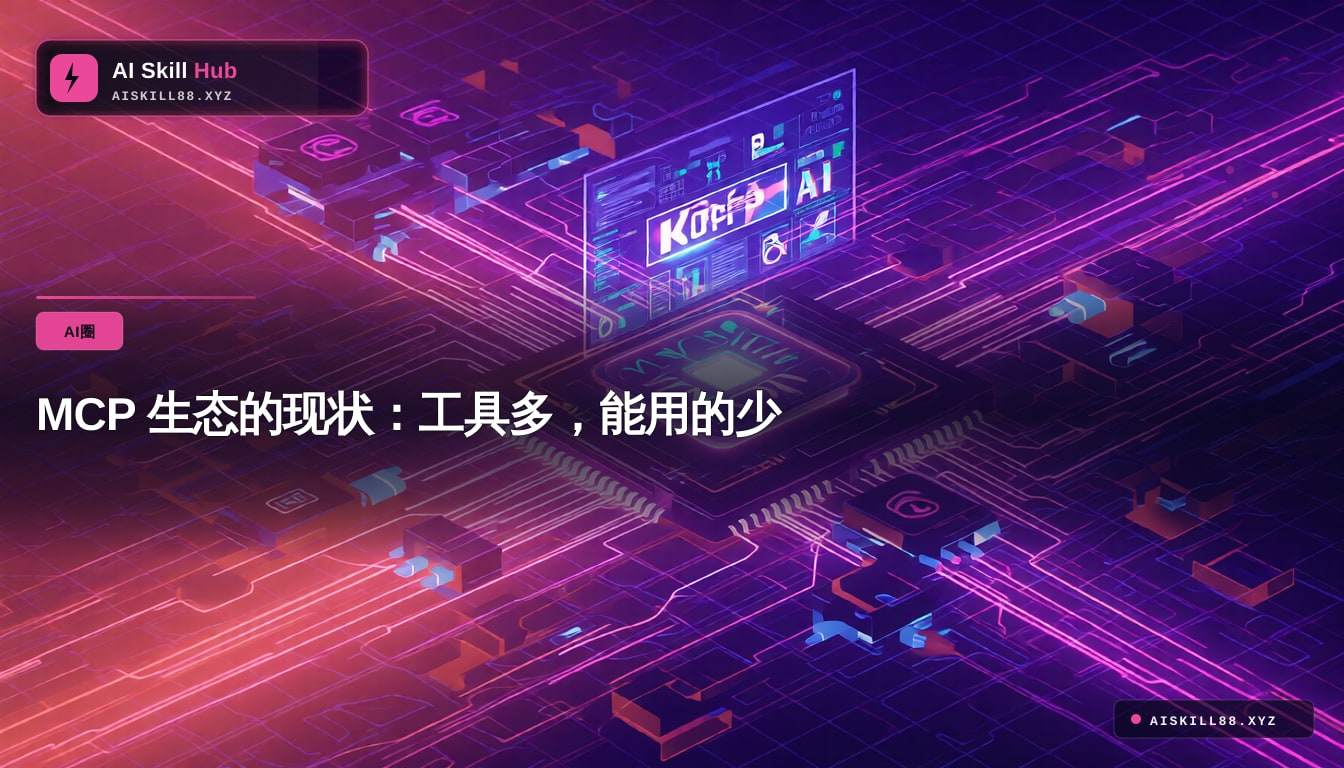 MCP 生态的现状：工具多，能用的少